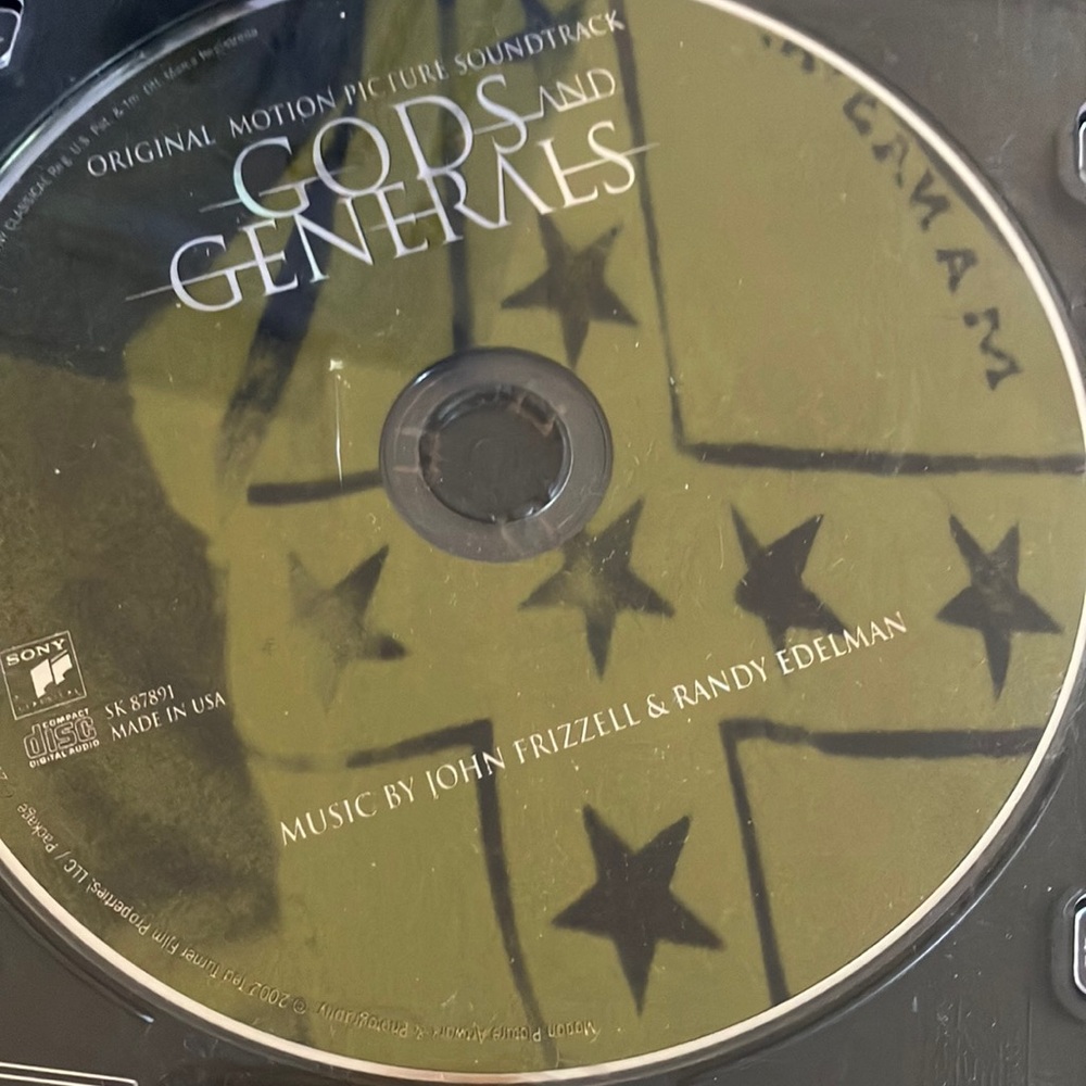 Sony Gods and Generals Soundtrack CD -